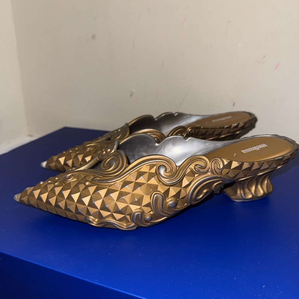 SOLD y/project x Melissa gold mules